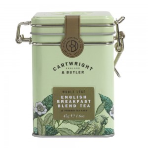 Цельнолистовой черный чай "Английский завтрак" в пирамидках в баночке C&B, 45 г
