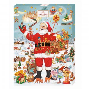Адвент-календарь "Санта-Клаус", ассорти марципана Niederegger, 500 г