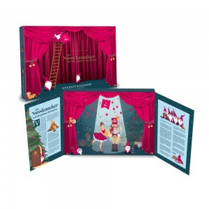 Адвент-календарь "Щелкунчик и золотой орех", ассорти нуги, Viba, 245 г