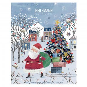 Детский адвент-календарь, фигурки из белого шоколада Heilemann, 175 г