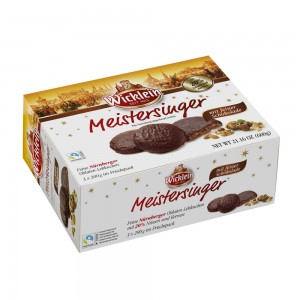Пряники Meistersinger в темном шоколаде Wicklein, 600 г