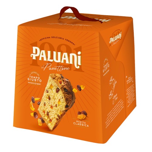 Рождественский кекс панеттоне с цукатами и изюмом Paluani, 1000 г