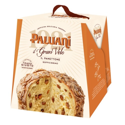 Рождественский кекс панеттоне Gran Velo Paluani, 900 г