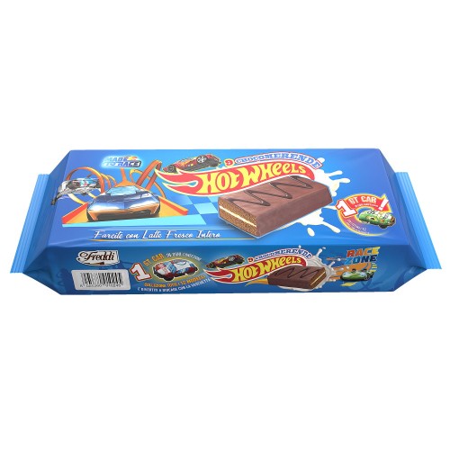 Десерт бисквитный Hot Wheels Chocomerende глазированный Freddi, 9 х 30 г