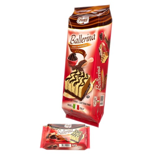 Десерт бисквитный Ballerina с кремом какао Freddi, 8 х 30 г