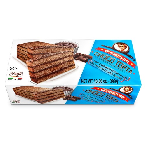 Десерт бисквитный O’mamma с начинкой из какао-крема Freddi, 300 г