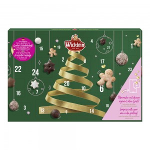 Адвент-календарь, ассорти пряников Wicklein, 327 г