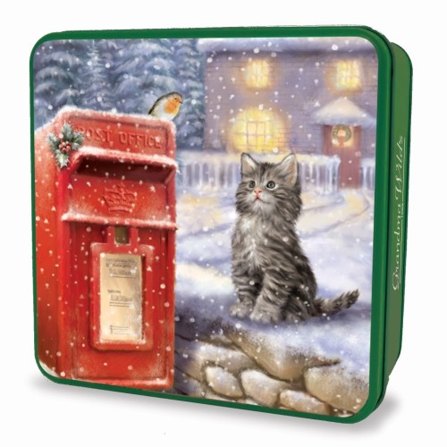 Печенье в баночке "Котенок у почтового ящика", ассорти, Grandma Wild's, 200г