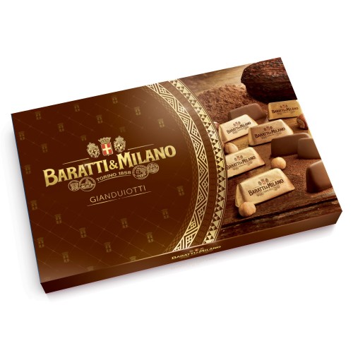 Шоколадные конфеты-пралине "Gianduiotti" BarattieMilano, 230 г