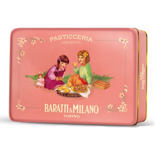 Ассорти печенья в подарочной баночке BarattieMilano, 260 г