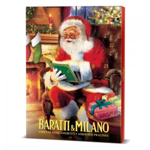 Адвент-календарь, ассорти шоколадных конфет BarattieMilano, 248 г