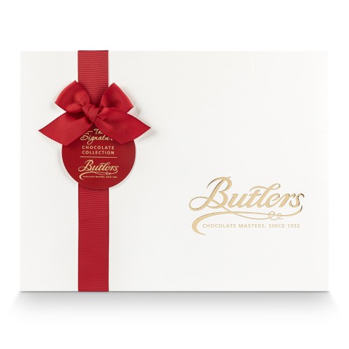 Ассорти шоколадных конфет в подарочной коробке с лентой Butlers, 500 г