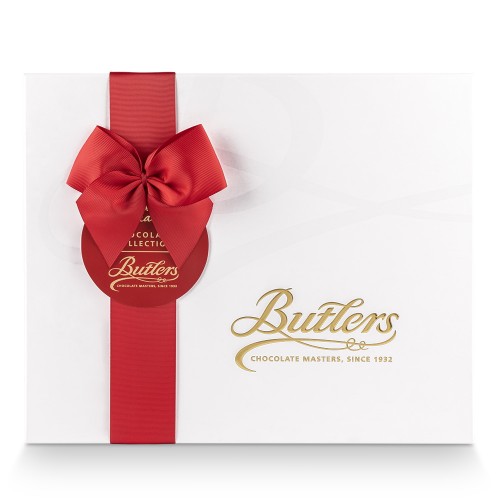 Ассорти шоколадных конфет в подарочной коробке с лентой Butlers, 750 г