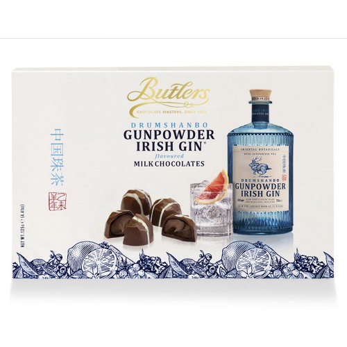 Шоколадные трюфели с джином "Drumshanbo Gunpowder", к/к, Butlers, 125 г