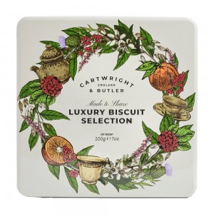 Ассорти печенья в подарочной металлической баночке C&B, 200 г