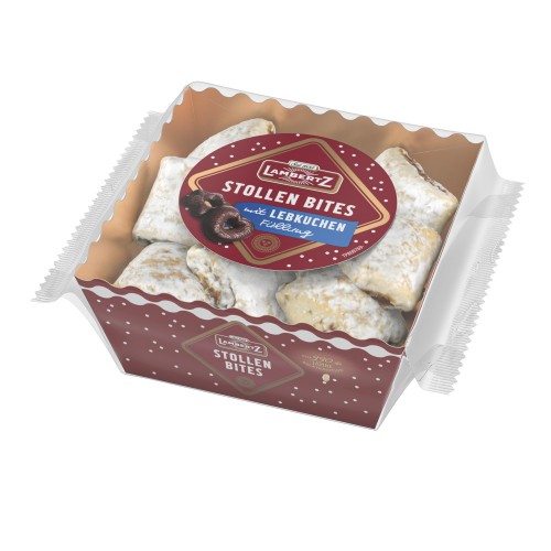 Мини-кексы Stollen Bites с пряничной начинкой Lambertz, 350 г