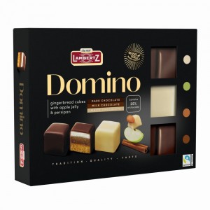 Ассорти пряников "Domino" в картонной коробке Lambertz, 175 г