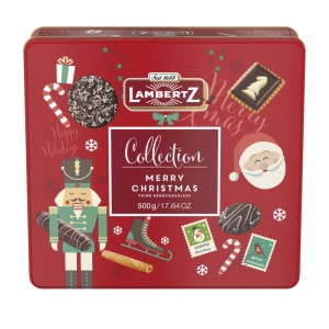 Ассорти печенья "Коллекция европейского печенья", ж/б, Lambertz, 500 г