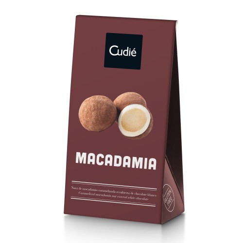 Конфеты Catanias "Макадамия в белом шоколаде" в картонной коробке Cudie, 80 г