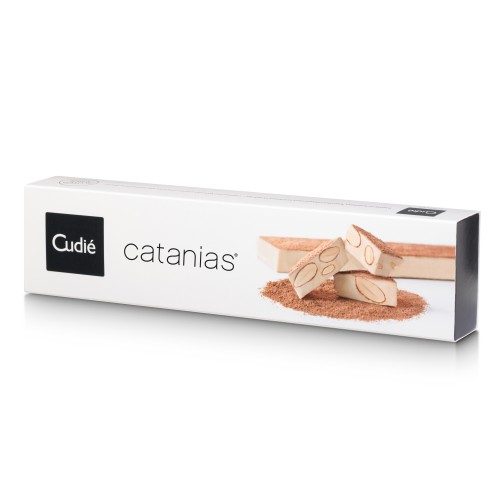 Туррон Catanias из миндаля с пралине в картонной коробке Cudie, 200 г