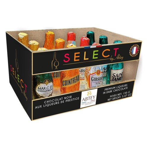 Ассорти шоколадных конфет "SELECT by ABTEY" с ликерной начинкой Abtey, 155 г