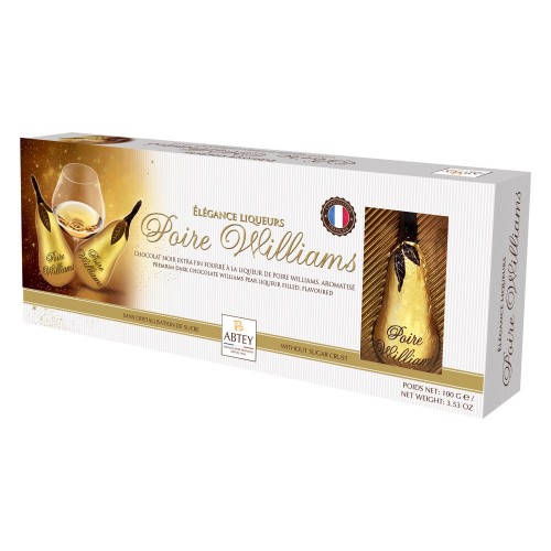 Шоколадные конфеты Elegance Poire Williams с ликерной начинкой Abtey, 100 г