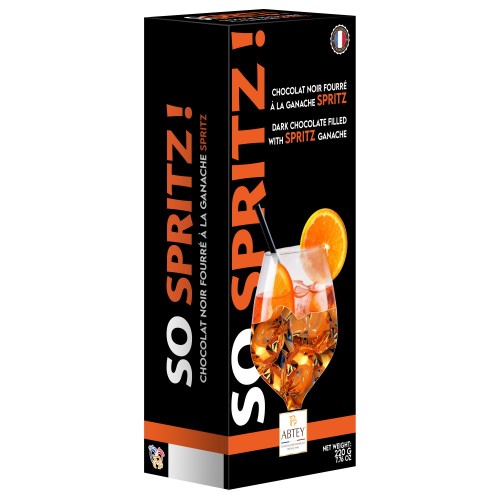 Шоколадные конфеты "So Spritz!" с начинкой из ганаша Spritz Abtey, 220 г
