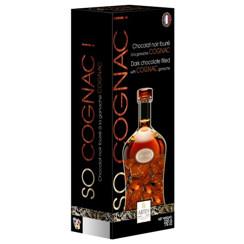 Шоколадные конфеты "So Cognac!" с коньячным ганашем Abtey, 220 г