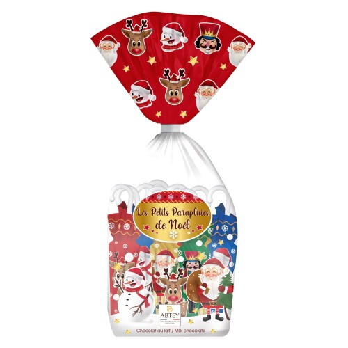Конфеты из молочного шоколада "Рождественские зонтики" Abtey, 105 г