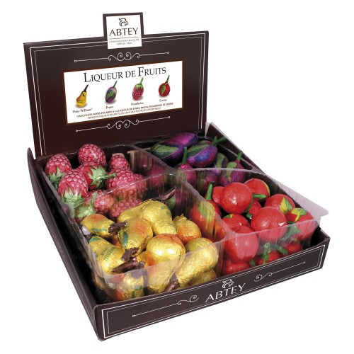 Шоколадные конфеты "Фрукты" с ликерной начинкой Abtey, 72 х 10 г