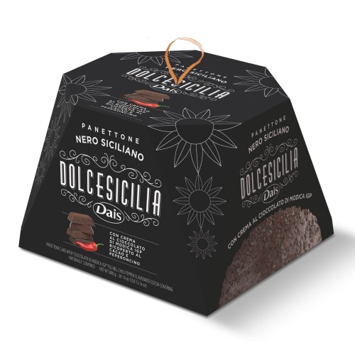 Кекс панеттоне с шоколадным кремом, шоколадной крошкой и перцем чили Dais, 800 г
