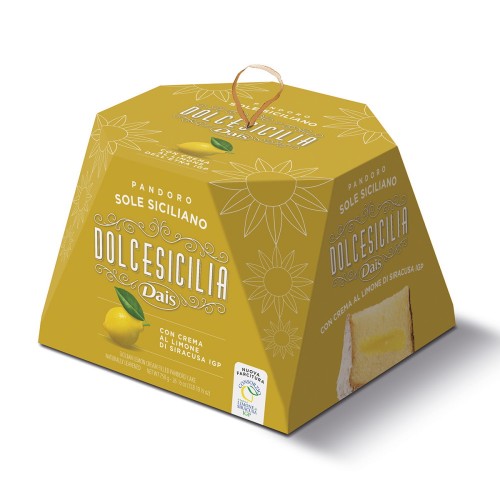 Кекс пандоро с кремом из сицилийских лимонов Dais, 750 г