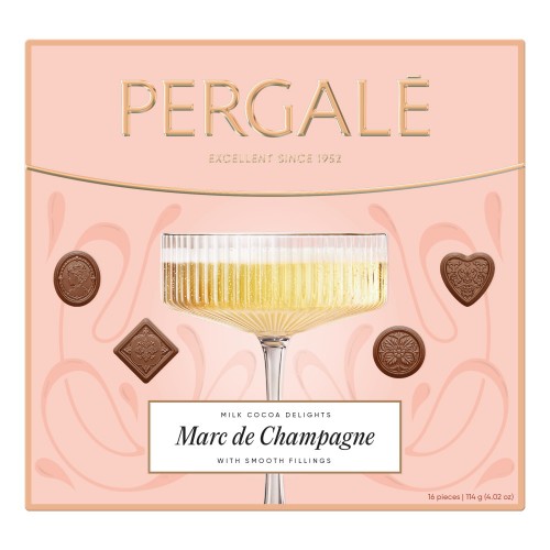 Шоколадные конфеты "Marc de Champagne" Pergale, 114 г