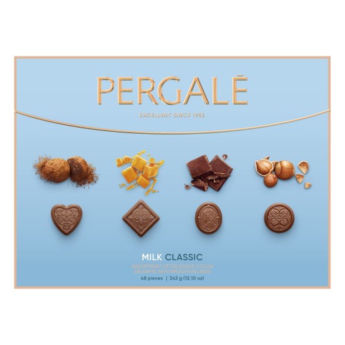 Ассорти шоколадных конфет "Milk Classic" Pergale, 343 г