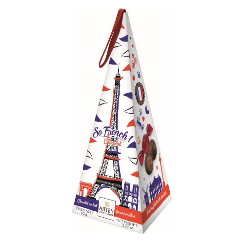 Конфеты пралине "So French!" в молочном шоколаде Abtey, 65 г