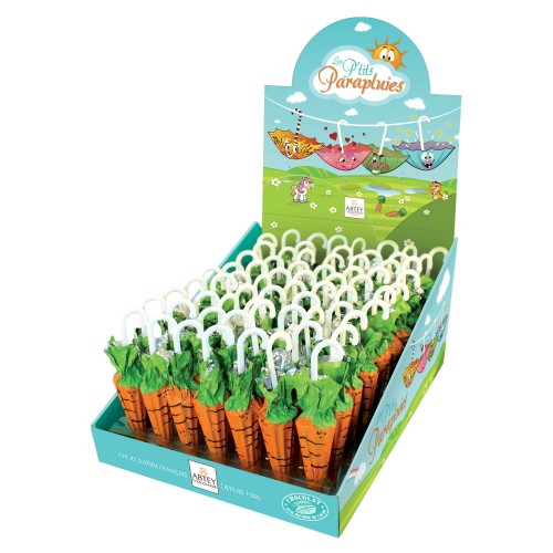 Фигурки из молочного шоколада, морковки, Abtey, 70 х 12 г