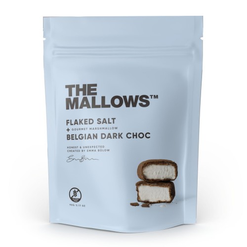 Маршмеллоу в бельгийском темном шоколаде с хлопьями морской соли Mallows, 90 г