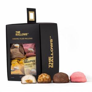 Ассорти маршмеллоу с карамельной начинкой в подарочной коробке Mallows, 236 г