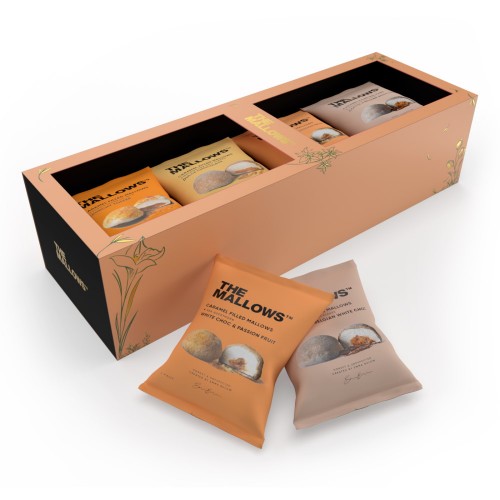 Ассорти маршмеллоу в бельгийском шоколаде в подарочной коробке Mallows, 118 г