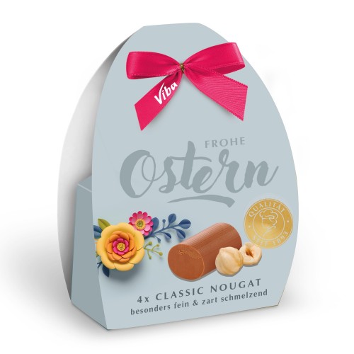 Подарочный мини-набор классической нуги "Пасхальное яйцо" Viba, 40 г