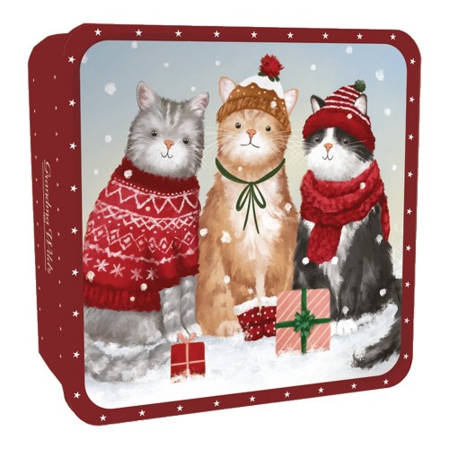 Печенье с шоколадом в метал баночке "Страна усатых чудес" Grandma Wild's, 200 г