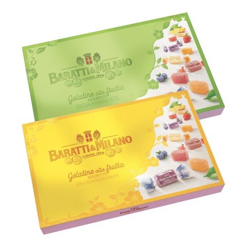 Ассорти фруктового мармелада в коробочке (цвет - микс) BarattieMilano, 400 г
