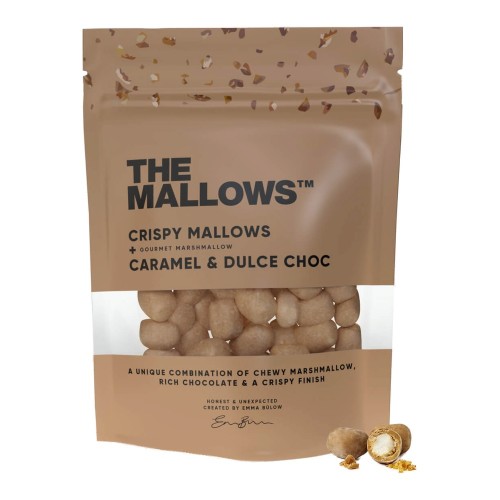 Конфеты маршмеллоу в белом шоколаде с соленой карамелью Mallows, 90 г
