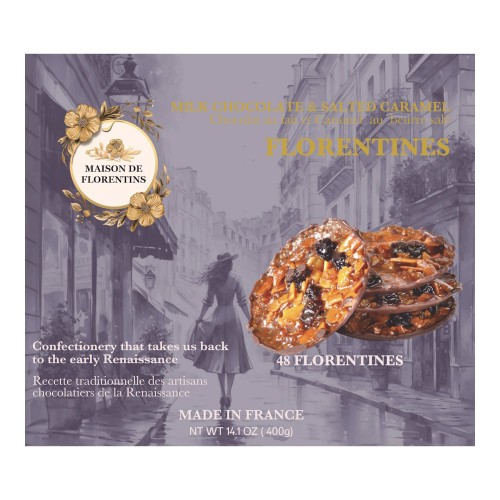 Флорентийское печенье с соленой карамелью и мол шоколадом Maison de Florentins, 400г
